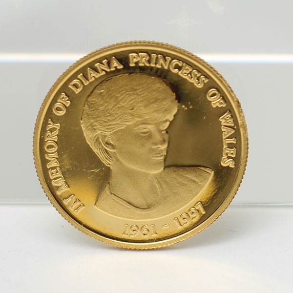 希少 レア 1997年 ダイアナ妃追悼 金貨 K24 999.9 コイン 1/10oz 3.1g |  ブランド・バッグ財布（中古品）ヴィトン通販｜ブランドのくら