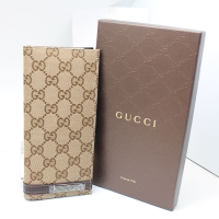 新品 グッチ GUCCI GG柄 キャンパス 長財布 268541・496334 カーキ 送料無料