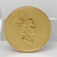 1994年 31.1.g カナダ王室造幣局発行 24金 メイプル金貨 純金 1 OZ K24