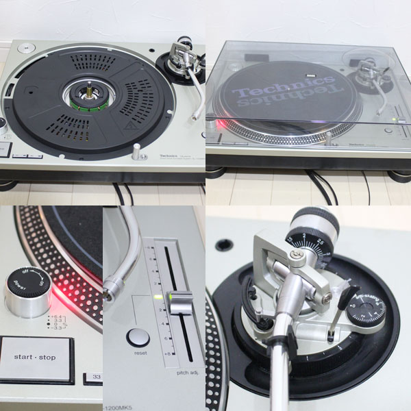 テクニクス　Technics SL-1200MK5-S ターンテーブル シルバー　中古 No.22