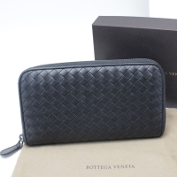 美品 ボッテガヴェネタ BOTTEGA VENETA B03605335Q ラウンドファスナー長財布