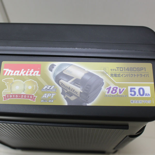 新品 マキタ インパクトドライバー 100周年記念カラー 18V5.0Ah  TD148DSP13
