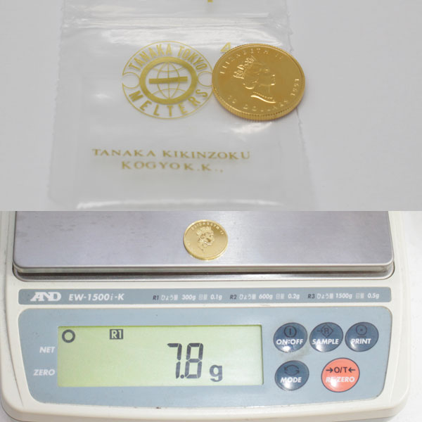 1991年 メイプル金貨 純金 1/4 OZ 9999 K24 7.8g 硬貨 CANADA3