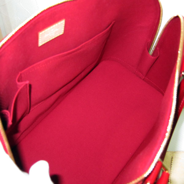 極美品 ルイヴィトン ヴェルニ アルマGM ポムダムール レッド 赤 ハンドバッグ ビジネスバッグ3