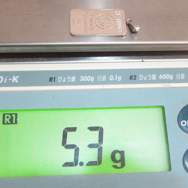 PT 999.5 田中貴金属 5g プラチナ インゴット トップ プレート 送料