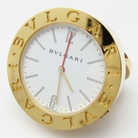 BVLGARI ブルガリ ABB37WG アラーム 置時計 トラベルクロック ゴールド 送料無料