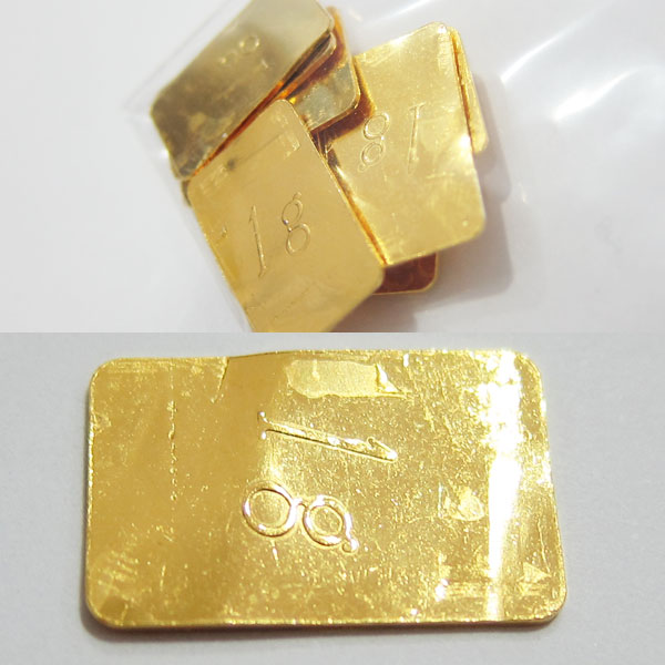 純金 K24 999.9 田中貴金属 10.1g インゴット FINEGOLD 地金 プレート2