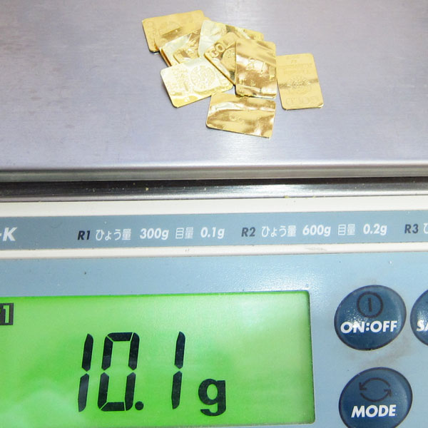 純金 K24 999.9 田中貴金属 10.1g インゴット FINEGOLD 地金 プレート3