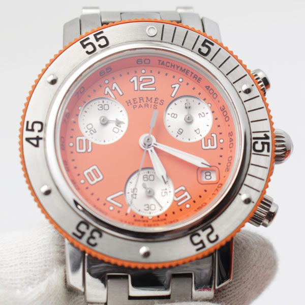 エルメス クリッパー ダイバークロノグラフ 腕時計 レディース CL2.316 クオーツ1