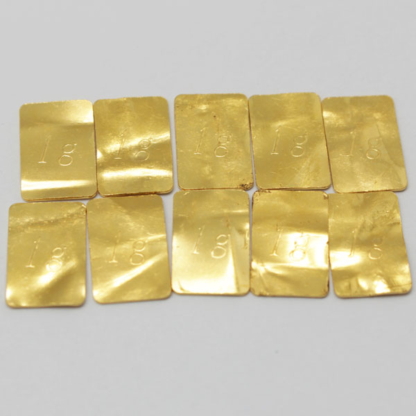 純金 K24 999.9 田中貴金属 10.2g インゴット 地金 プレート No22