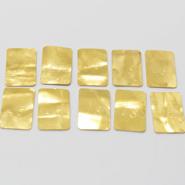 純金 K24 999.9 田中貴金属 10.2g インゴット FINEGOLD 地金 プレートNo12