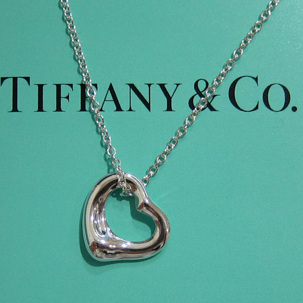 Tiffany ハートネックレス エルサ・ペレッティ 925材質SV925 - ネックレス