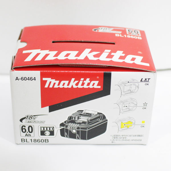 新品 マキタ 18V(6.0Ah)バッテリー BL1860B 充電池 送料無料1