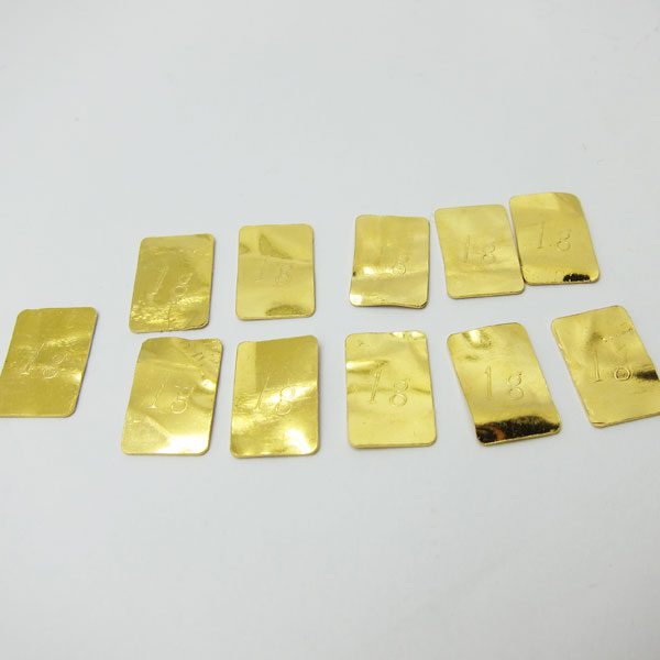 純金 K24 999.9 田中貴金属 11.2g インゴット FINEGOLD 地金 プレートNo42