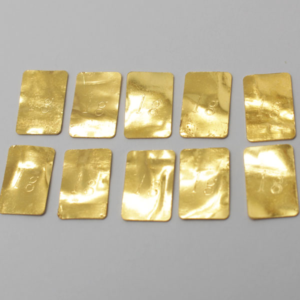 純金 K24 999.9 田中貴金属 10.2g インゴット FINEGOLD 地金 プレート2