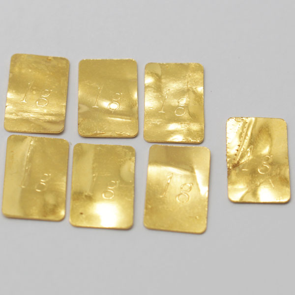 純金 K24 999.9 田中貴金属 7.1g インゴット FINEGOLD 地金 プレート No22