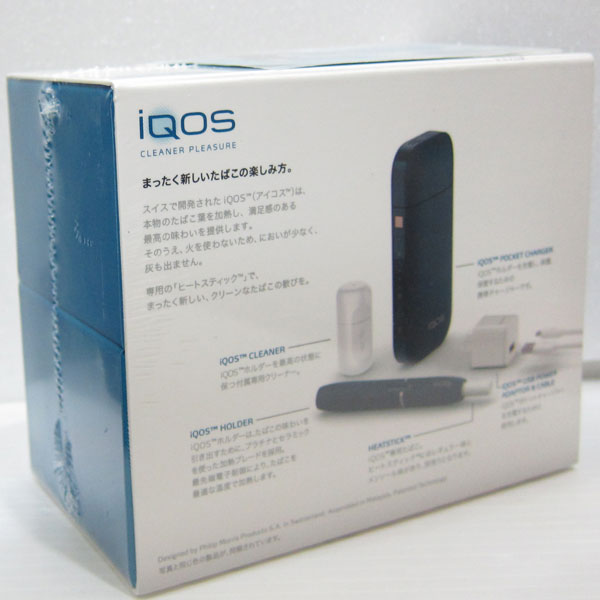 新品 iQOS アイコス ブラック 黒 ヒートテクノロジー 本体キット 電子たばこ 加熱型たばこ1