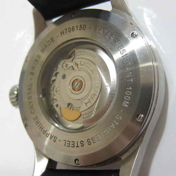 HAMILTON ハミルトン カーキフィールド H706150 革 レザー 黒文字盤 腕時計 自動巻5