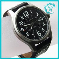 HAMILTON ハミルトン カーキフィールド H706150 革 レザー 黒文字盤 腕時計 自動巻