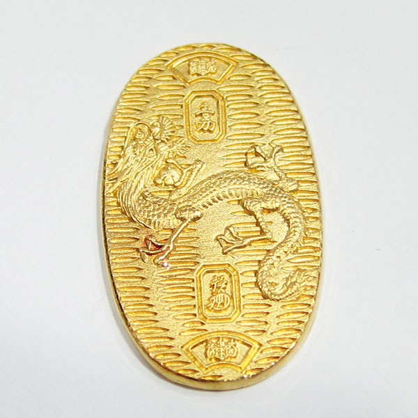 純金 K24 小判 地金 プレート　9.5g 中古1