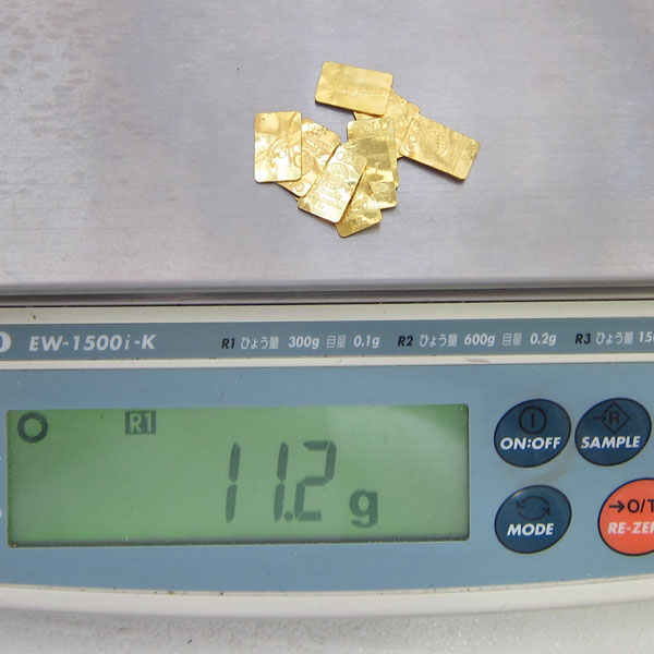 純金 K24 999.9 田中貴金属 11.2g インゴット FINEGOLD 地金 プレート4