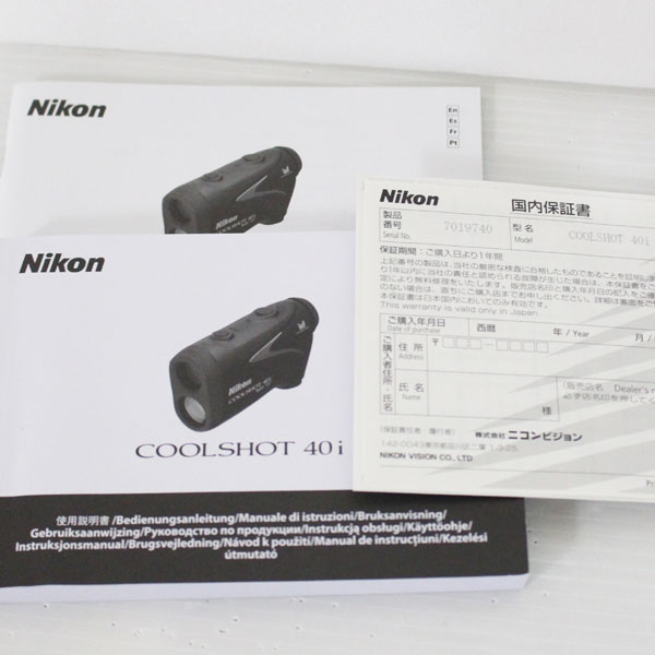 美品 Nikon ニコン COOL SHOT 40i クールショット レーザー 中古2