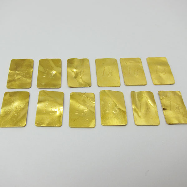 純金 K24 999.9 田中貴金属 12.2g インゴット FINEGOLD プレート  No12