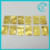 純金 K24 999.9 田中貴金属 12.2g インゴット FINEGOLD プレート No2