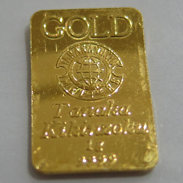 純金 K24 999.9 田中貴金属 10.1g インゴット FINEGOLD 地金 プレート4