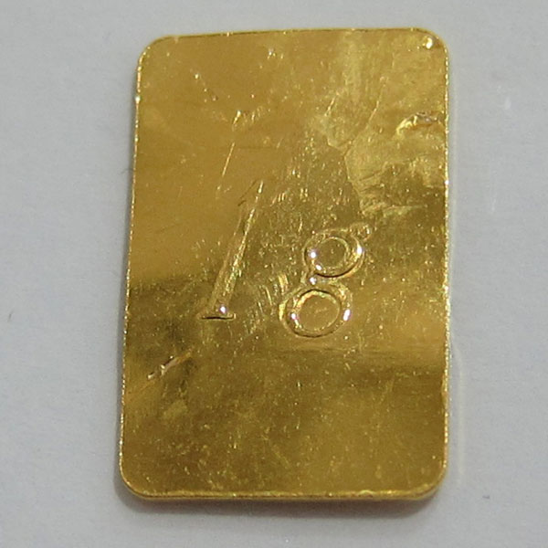 純金 K24 999.9 田中貴金属 11.2g インゴット FINEGOLD 地金 プレート3