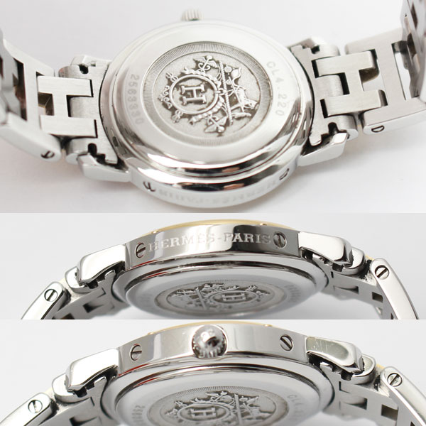 エルメス クリッパー 腕時計 CL4.220 レディース  電池交換済 証明書付 中古4