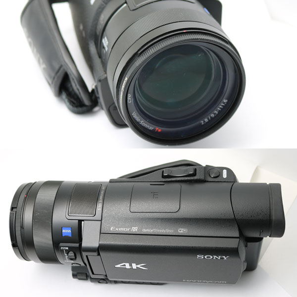 美品 ソニー デジタル4Kビデオカメラレコーダー FDR-AX100 ブラック 黒  中古5