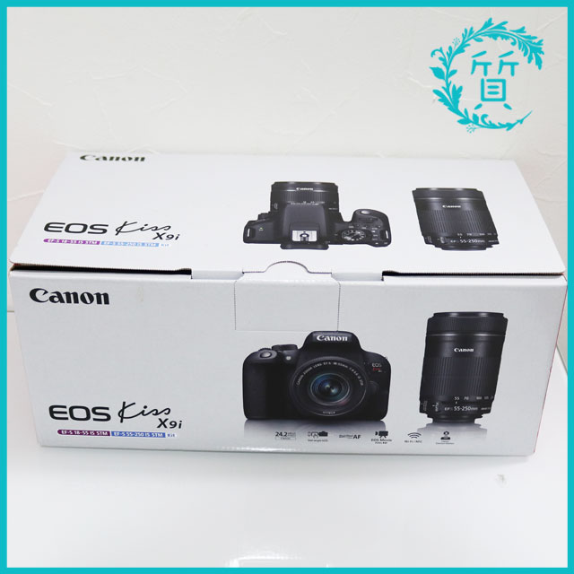 新品 キャノン Canon EOS Kiss X9i ダブルズームキット　デジタル 一眼 カメラ1