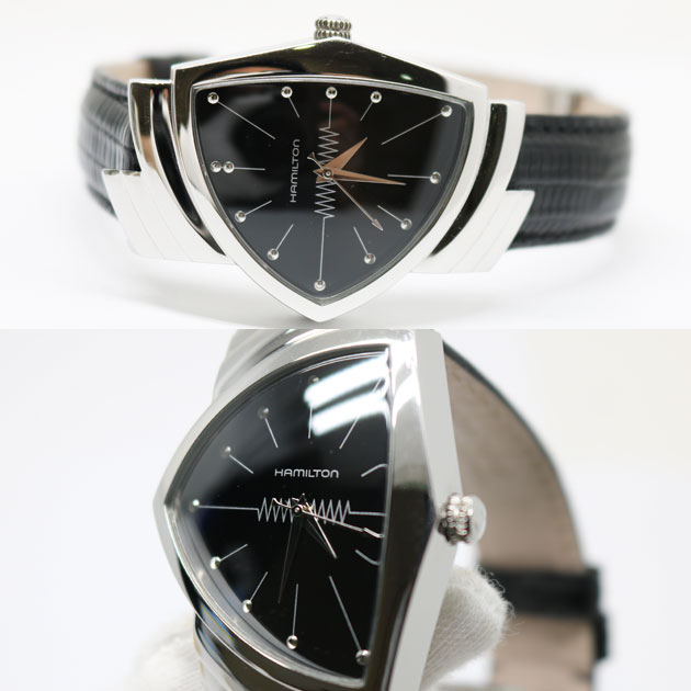 ハミルトン メンズ 腕時計 ベンチュラ  H244112  黒文字盤 クォーツ6