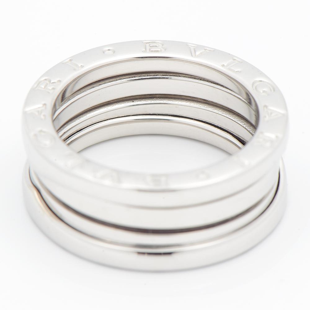 新品磨き済 ブルガリ ビーゼロワン 指輪 750 K18WG  11号 9.8g  リング2