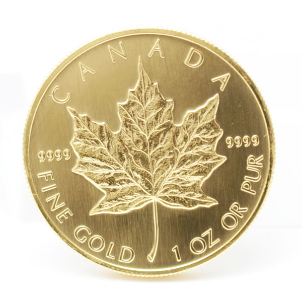 1995年 31.2.g カナダ王室造幣局発行 24金 メイプル金貨 純金 1 OZ 99992