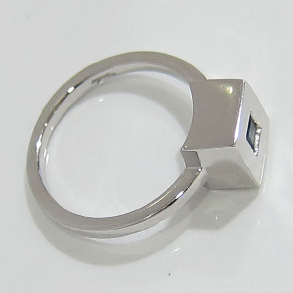 新品仕上げ アガット agete キューブ 指輪 K18 10.5号 750 ゴールド リング4