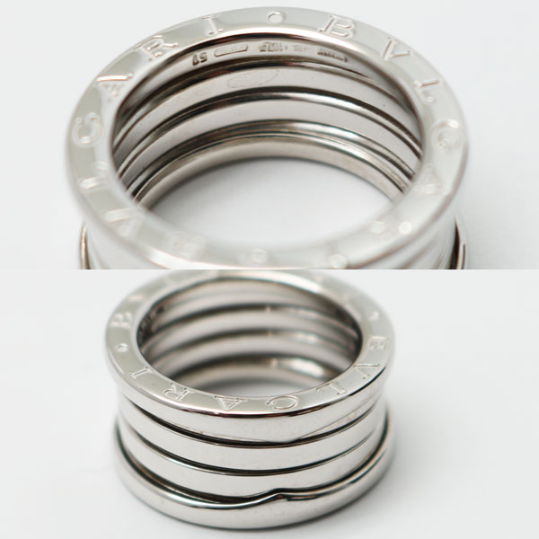 新品磨き済 ブルガリ ビーゼロワン 指輪 9.8g 750 9.5号 K18 750 リング4