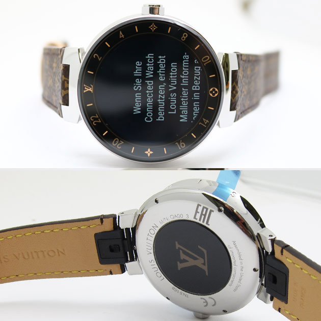 ルイヴィトン タンブール ホライゾン モノグラム QAAA58 メンズ 腕時計 スマートウォッチ4
