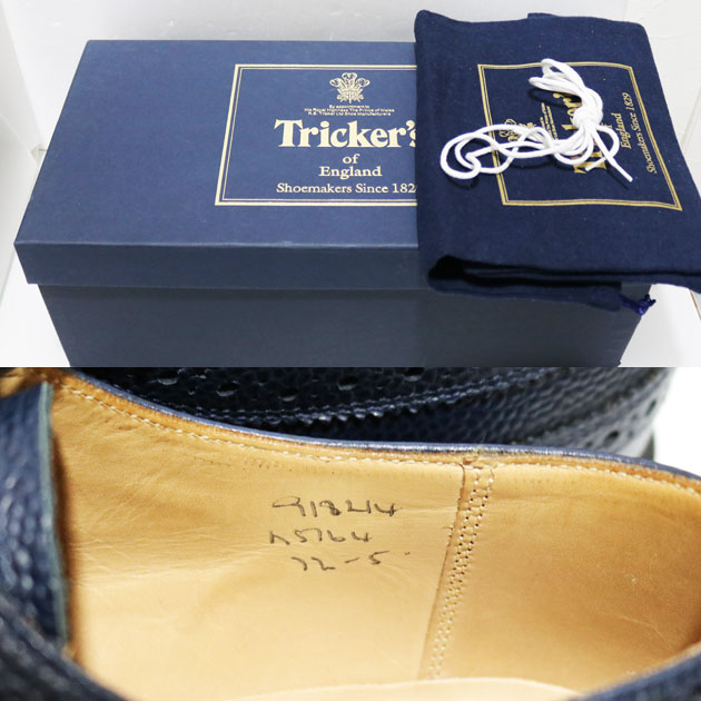 新品 Trickers トリッカーズ ウィングチップ シューズ　別注 MS164 サイズ26cm　靴2