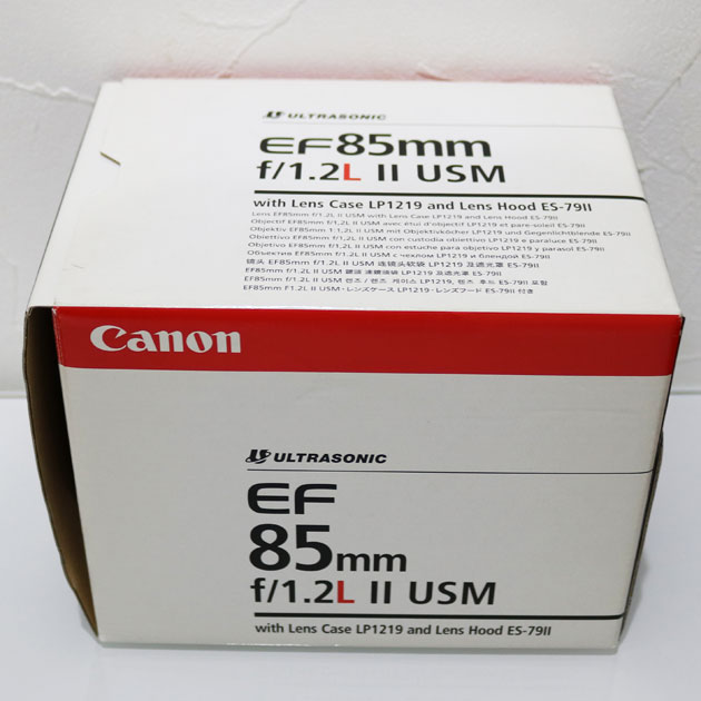 美品 CANON キャノン レンズ  EF85mm F1.2L II　USM2