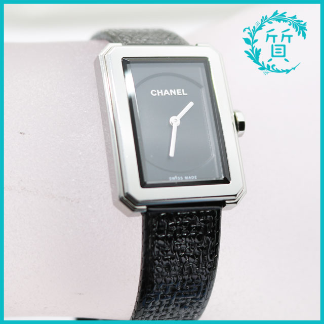 美品 シャネル CHANEL  H5317 ボーイフレンド ツイード スモール 腕時計 クオーツ1